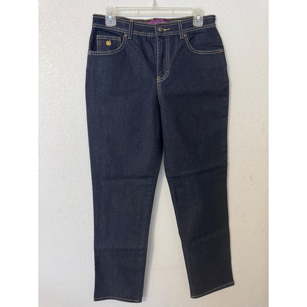 Gloria Vanderbilt Women's‎ Amanda Jeans Dark Wash Denim Straight Leg